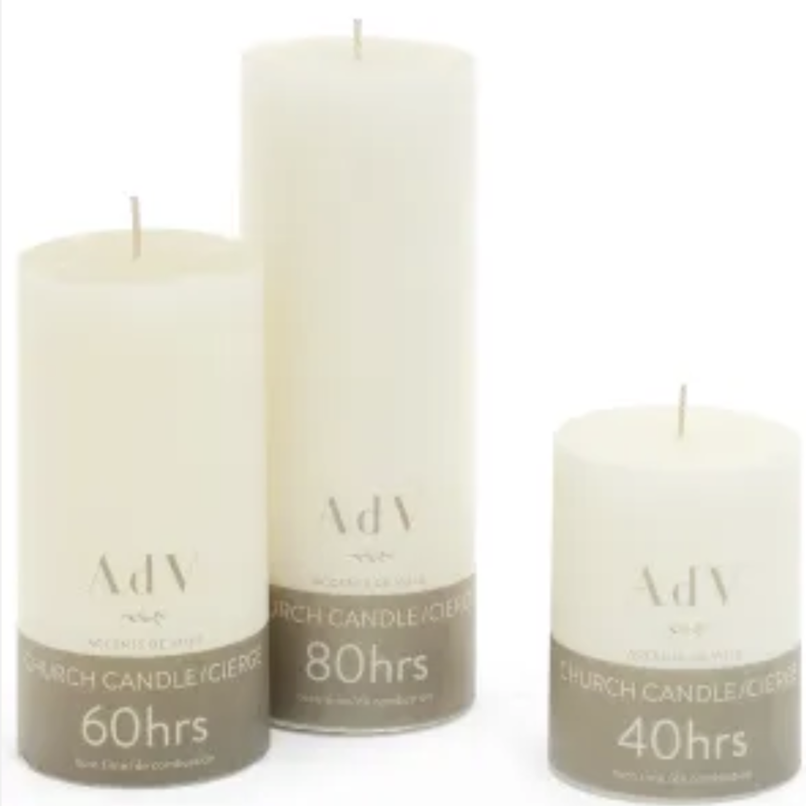 Bonavista Ivory Pillar Candle ADV 6x6