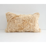 Linen Way Alpaca Beige Fur Yaku Cushion Cover 13x21