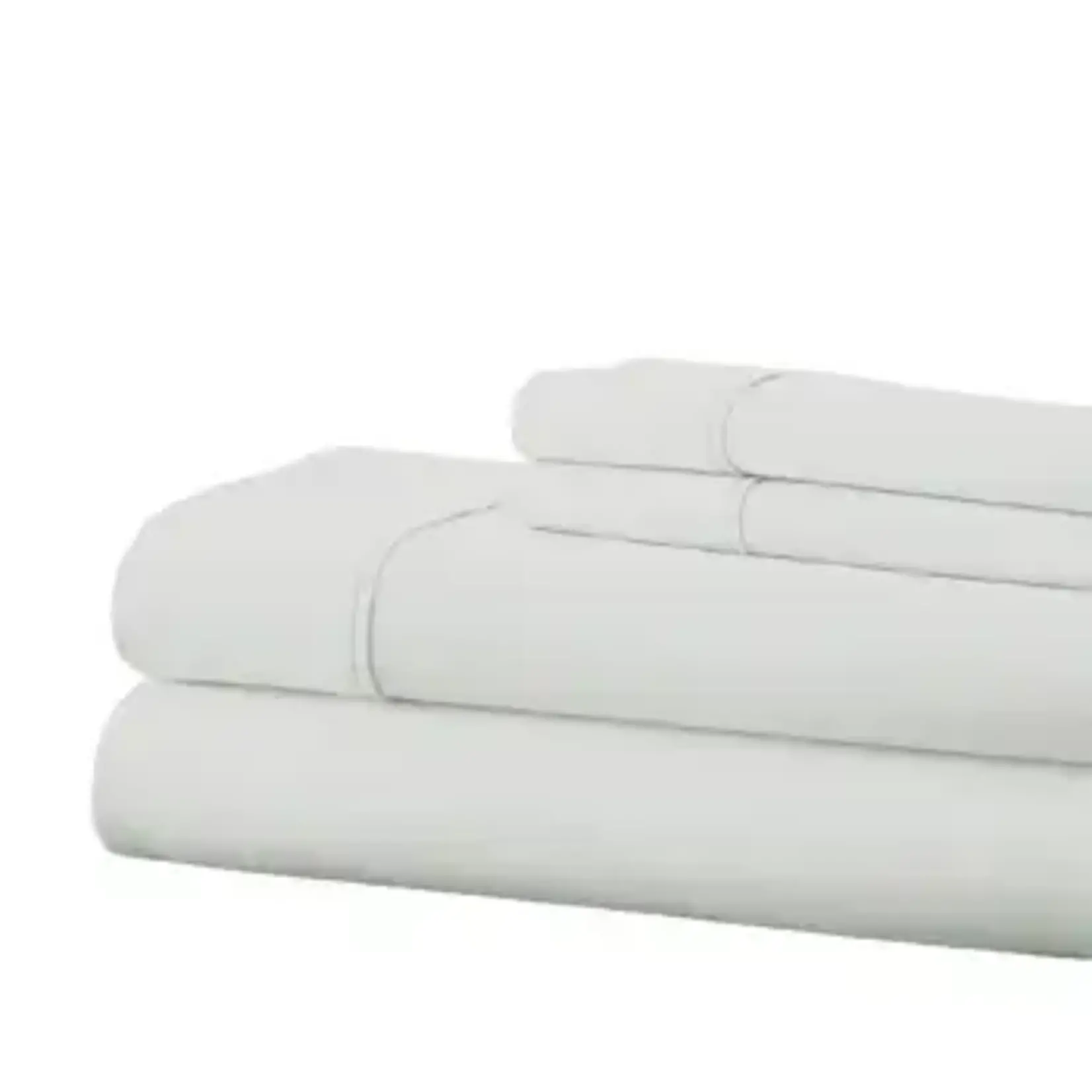 Cuddle Down Percale Deluxe Ivory Queen Sheet Set