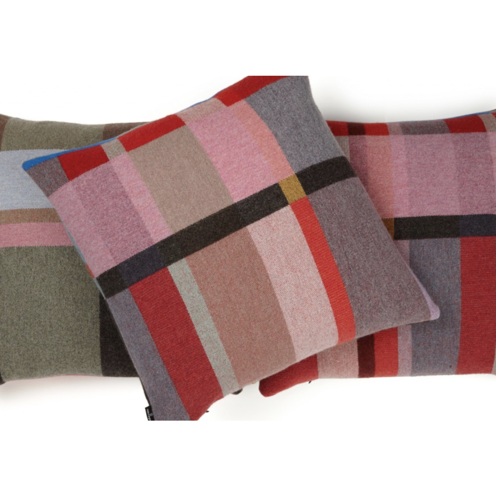 Wallace Sewell W&S Lasdun Lambswool Block Cushion Cover 20x20