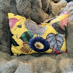 CL Saffron "Botanique" Bespoke Lumbar 12"x16" & Feather Filler