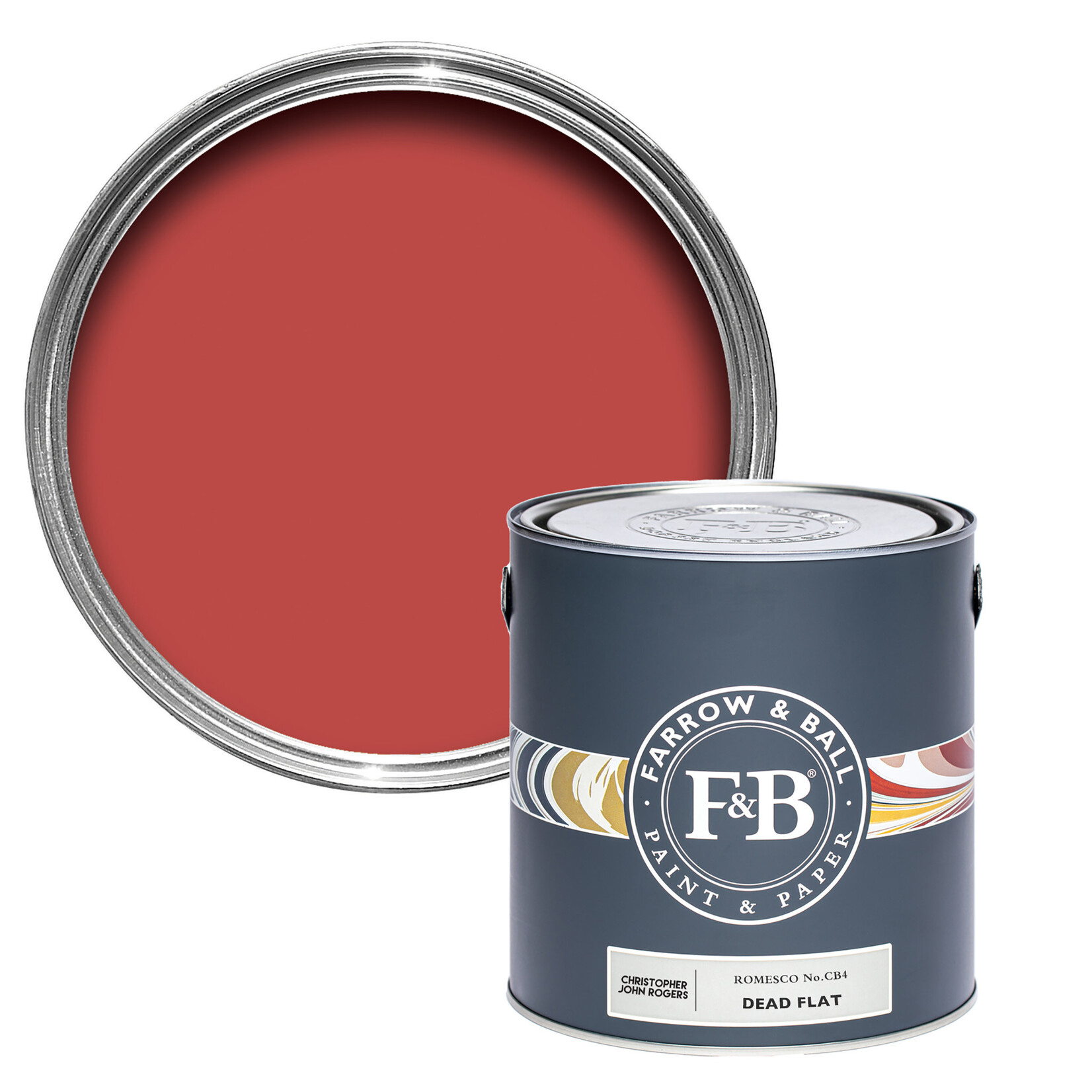 Farrow and Ball US Gallon Dead Flat Romesco No.CB4