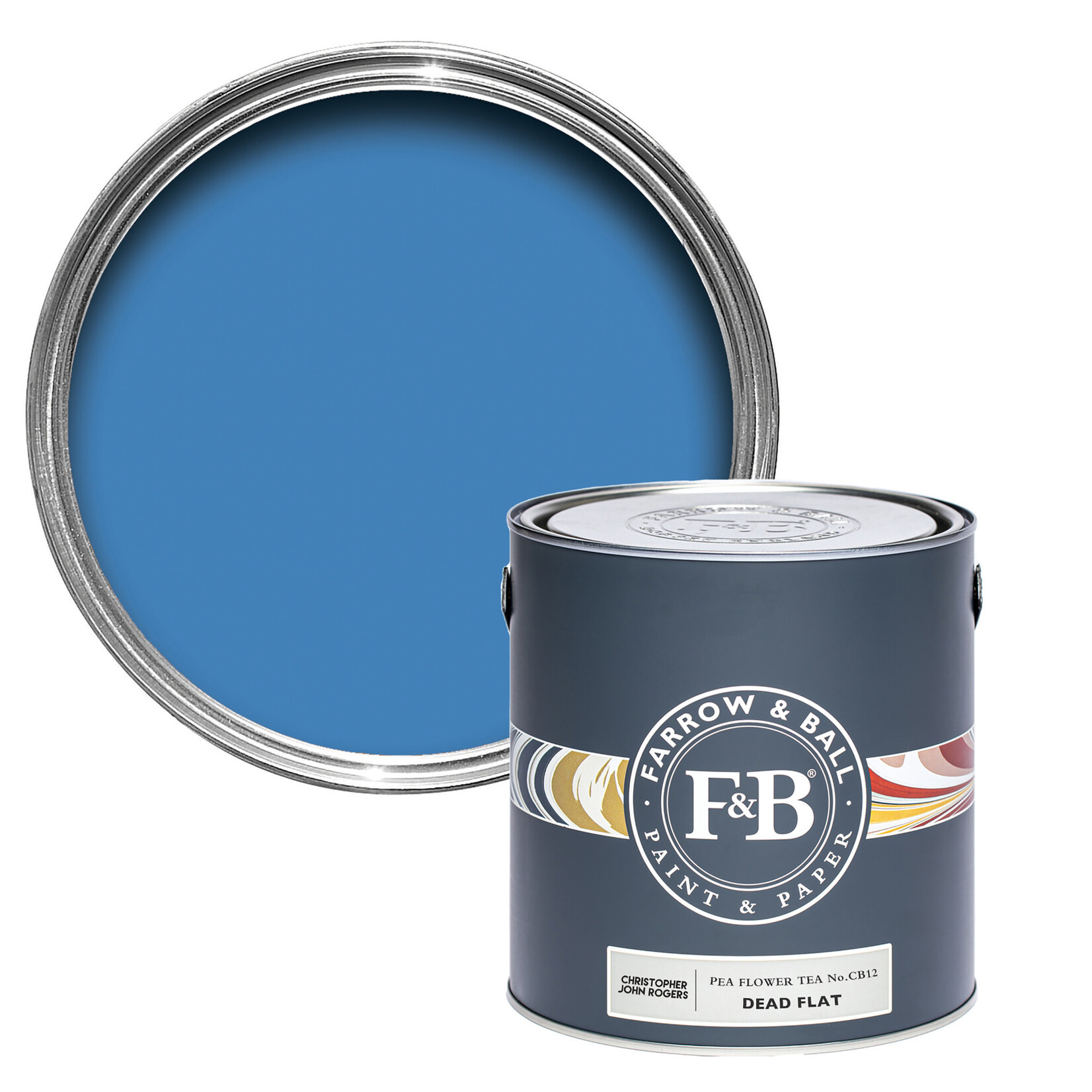Farrow and Ball US Gallon Dead Flat Pea Flower Tea No.CB12