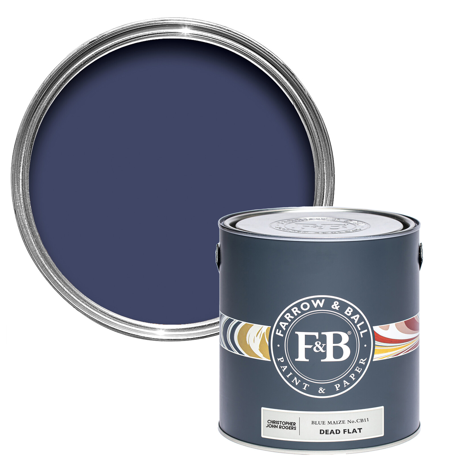 Farrow and Ball US Gallon Dead Flat Blue Maize No.CB11
