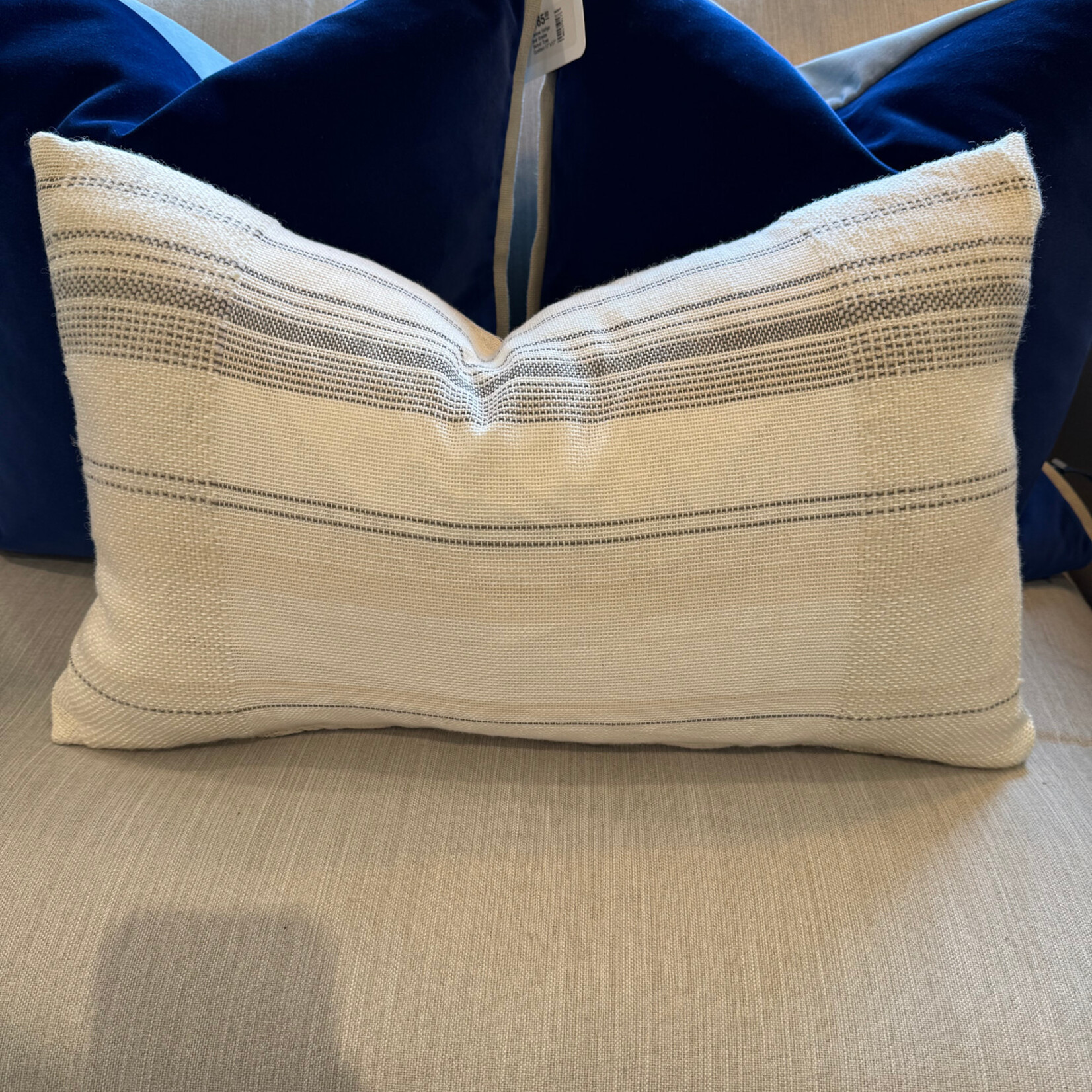 Tara Roblin Cavendish Vanilla and Bourbon Lumbar with Feather Filler 12 x 22