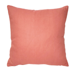 Tuscany Linen Deep Blush 17x17 Throw Pillow Cover