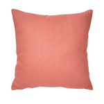 Tuscany Linen Deep Blush 17x17 Throw Pillow Cover