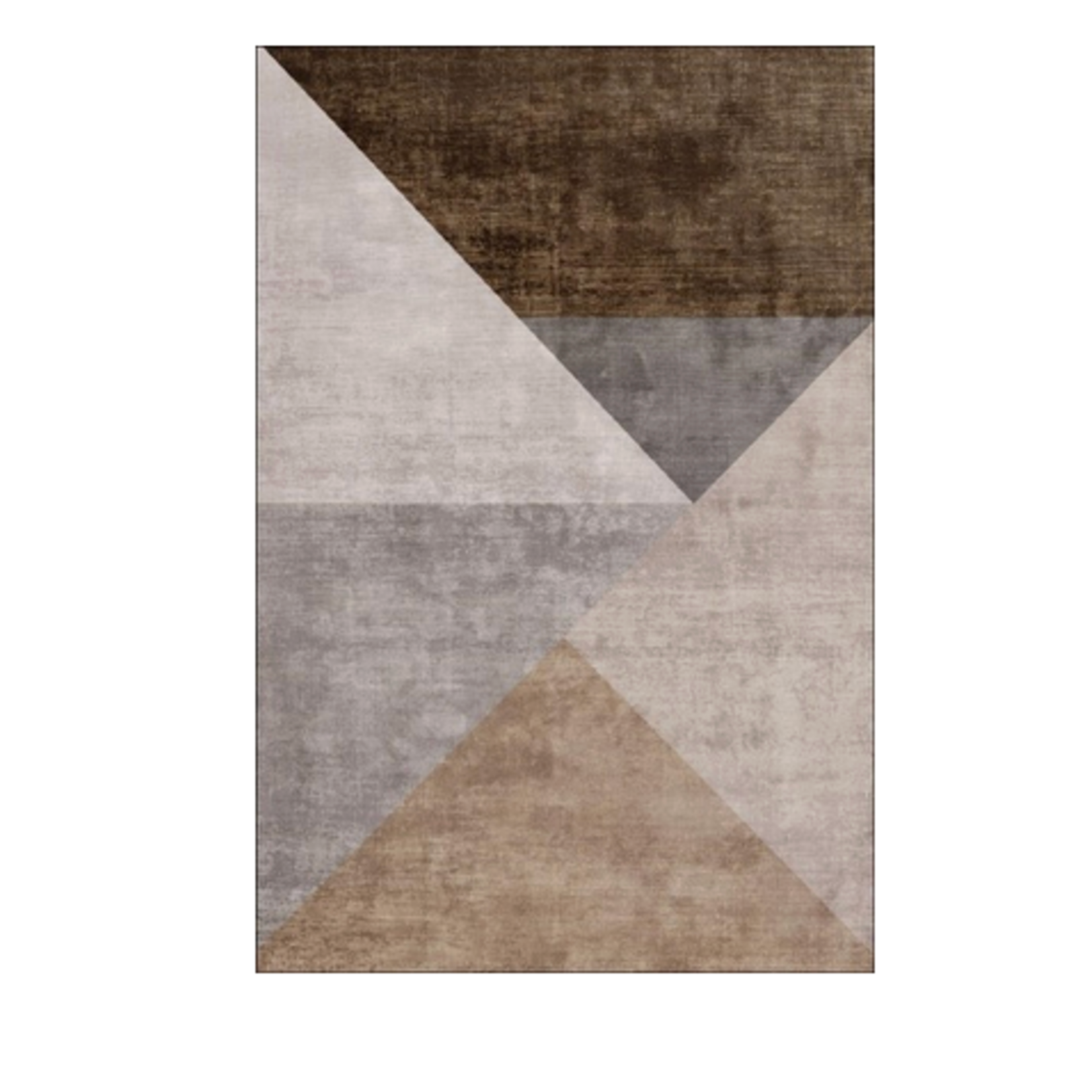 Viana Sparx Printed Poly Accent Rug 5x7
