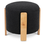 Viana Siro 18" Carbon Boucle Stool