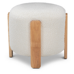 Viana Siro 18"Cashew Boucle Stool