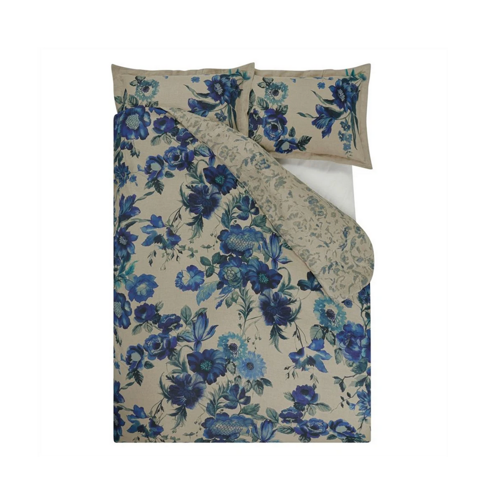 Designer's Guild Hirigana Indigo King Duvet Cover