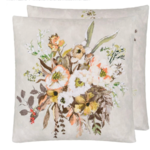 Designer's Guild Margaretta Linen Sepia Cushion 22" x 22"