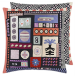 Designer's Guild Bloc Note Mosaique Cushion Christian Lacroix  22" x 22"