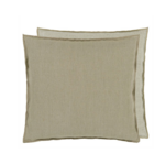 Designer's Guild Brera Lino Seagrass & Natural Cushion 17" x 17"