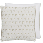 Designer's Guild Marquise Chalk Velvet Decorative Cushion 20"x20"