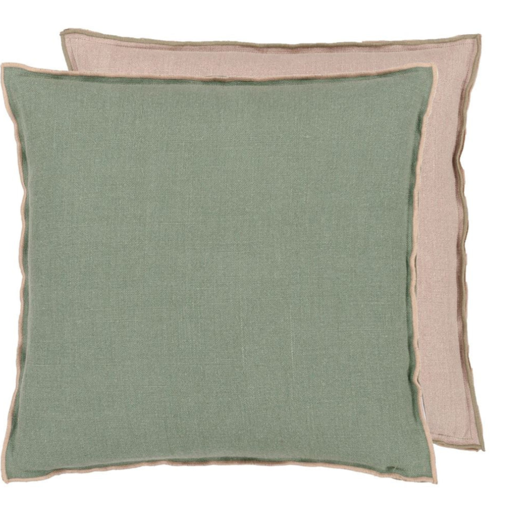 Designer's Guild DG Brera Lino Time and Pebble Cushion 22"x22"
