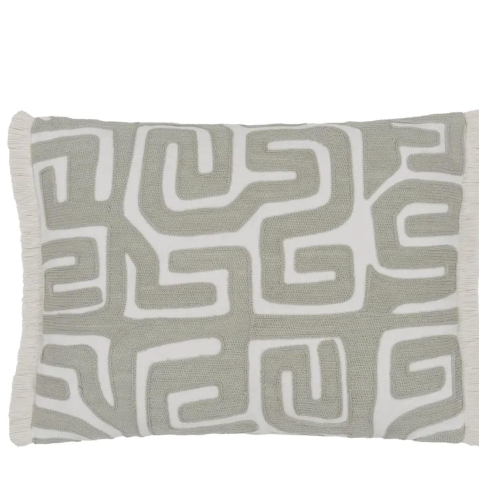 Designer's Guild Tokusa Sepia Lumbar Cushion 16"x12"