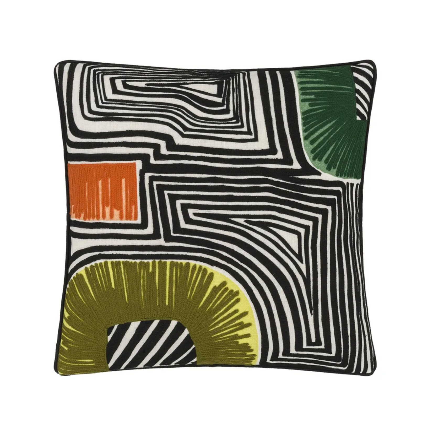 Designer's Guild En Allant Aux Baux Cypres Christian Lacroix Cushion 20"x20"