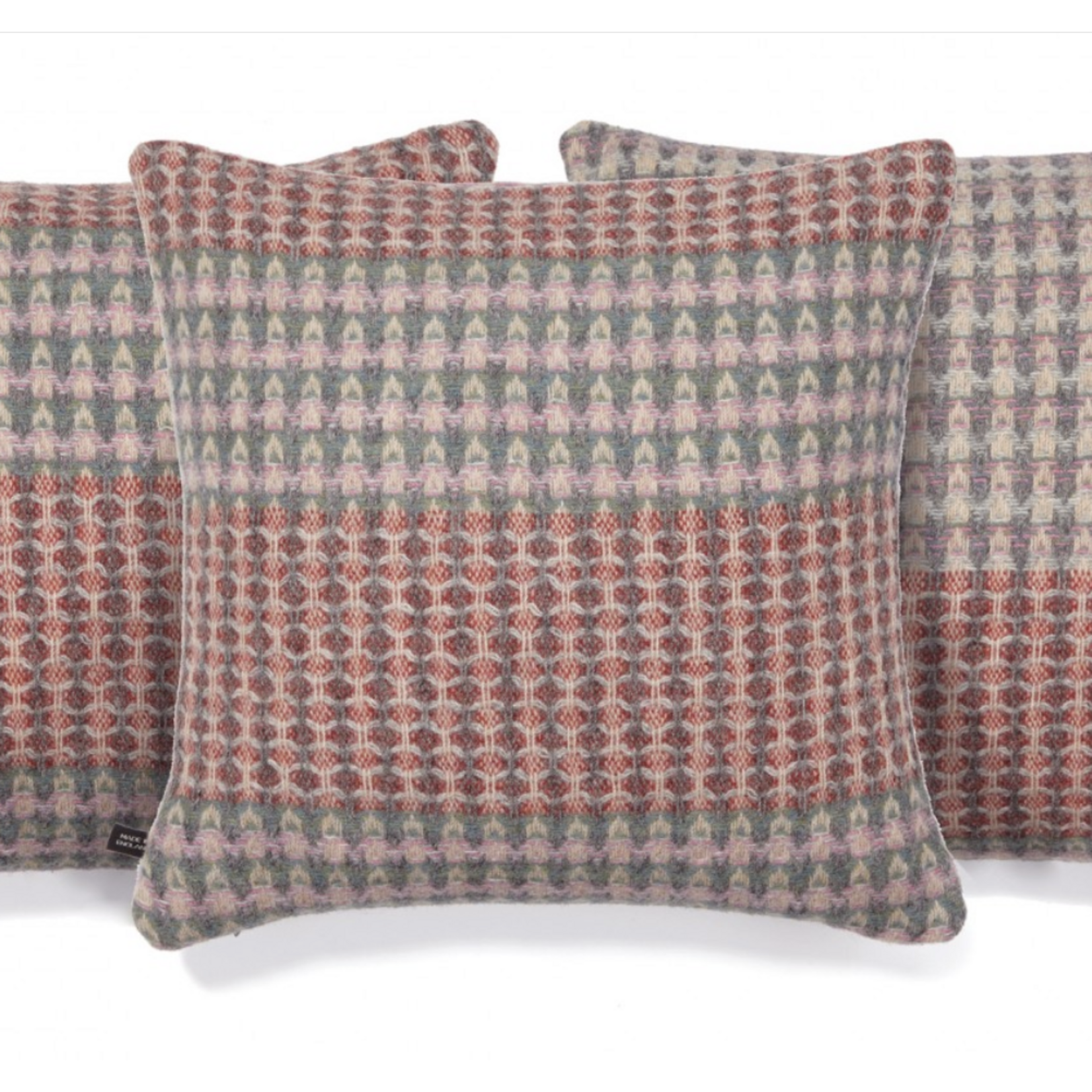 Wallace Sewell W&S Bryce Shetland Wool Ripple Cushion 16 X 16
