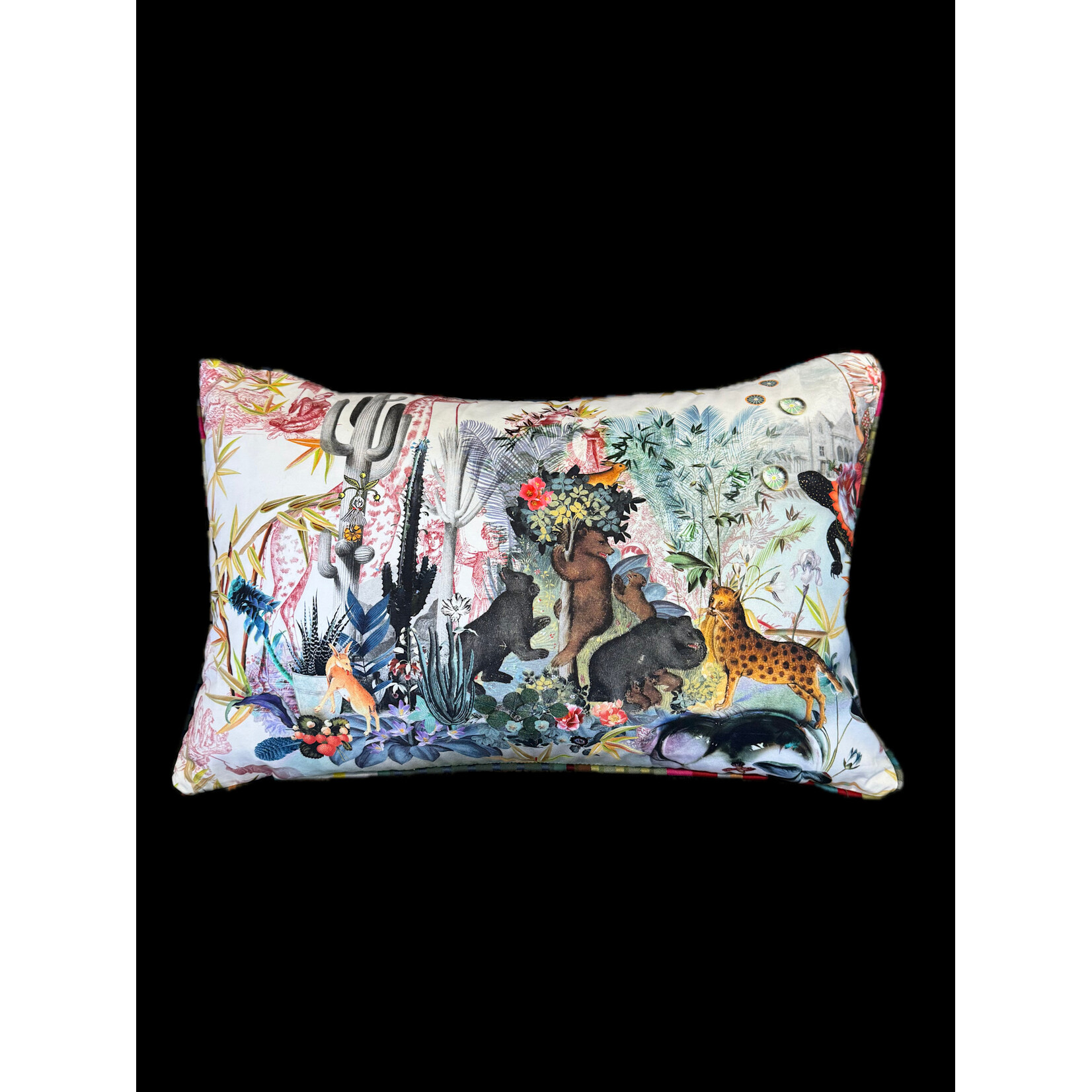 Deity Fantasia-Three Bears Bespoke Cushion Christian Lacroix 16X24