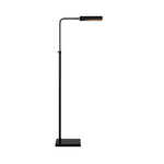 Fadia Matte Black Floor Lamp