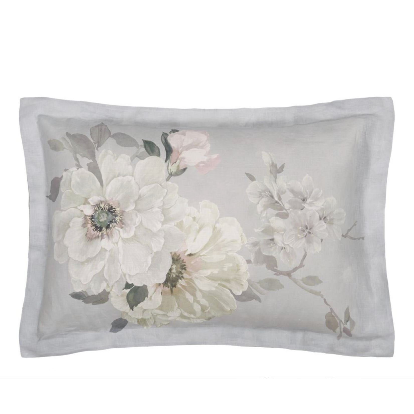 Designer's Guild DG Fleur Blanche Queen Sham 20" x 30"
