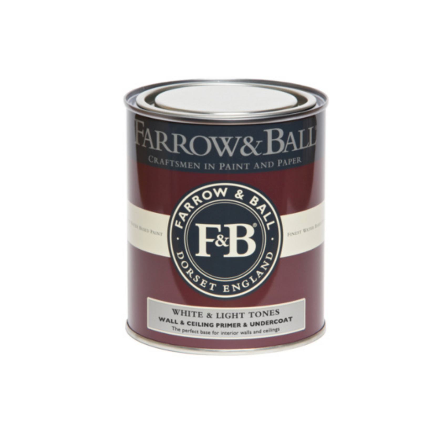 Farrow and Ball 750ml Wall & Ceiling Primer White & Light Tones