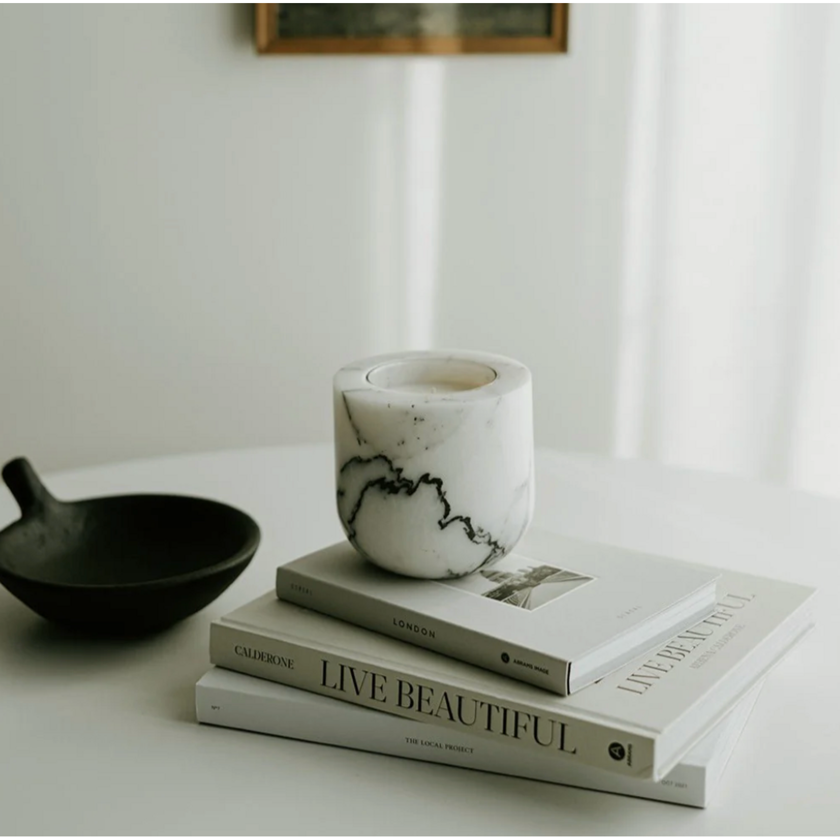 Last Candle Co. White Lilac Refillable Vessel