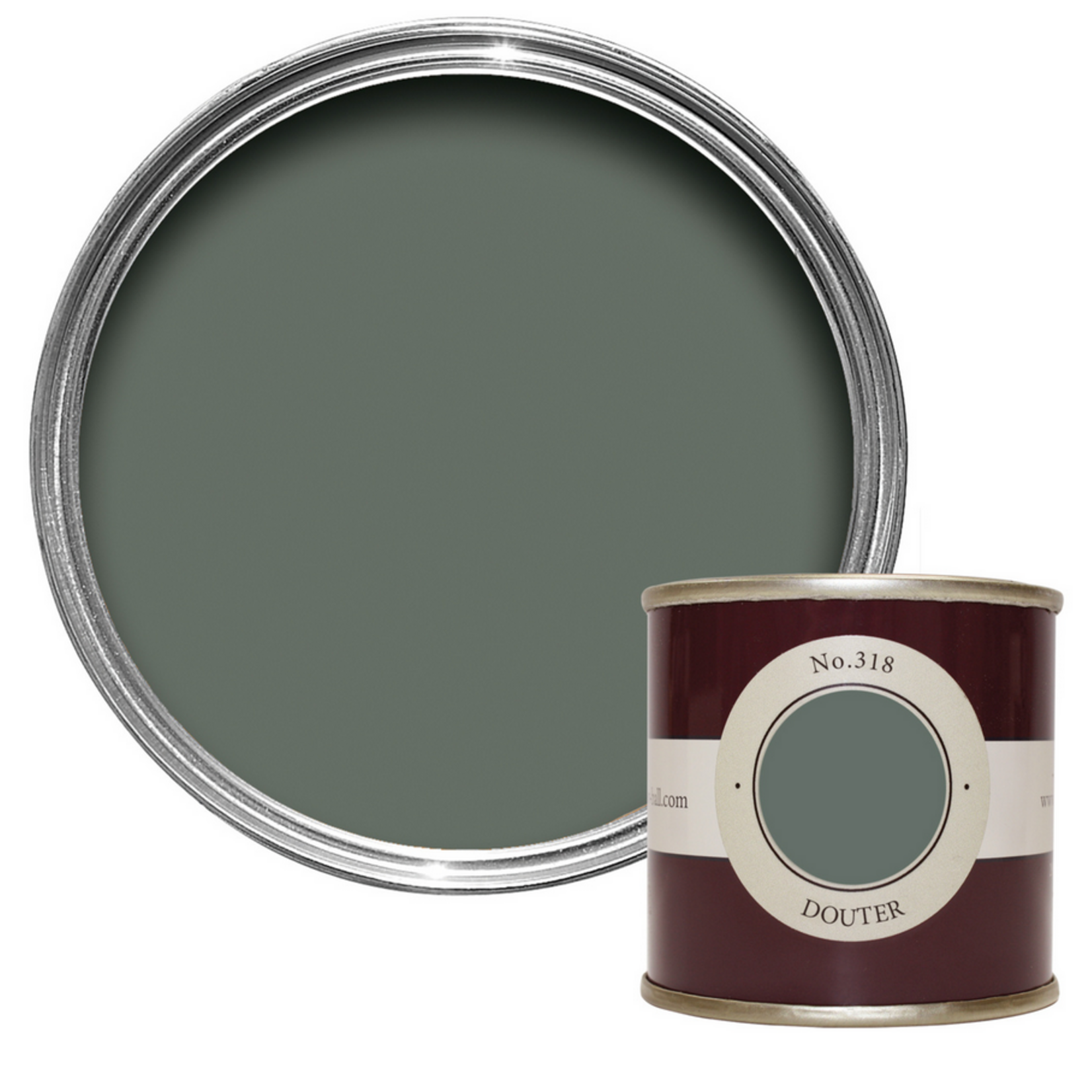 Farrow and Ball 100ml Sample Pot Douter No.318