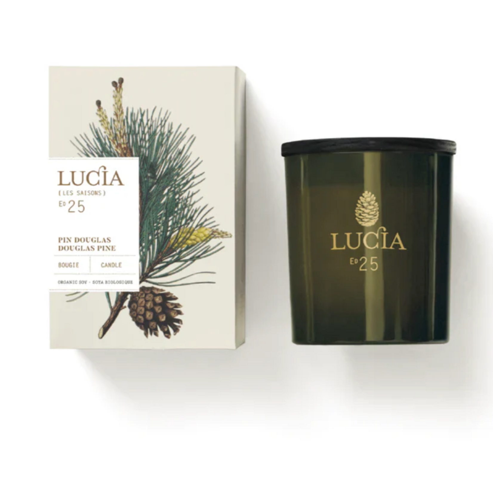 Lucia Lucia Douglas Pine 45 Hour Candle 3 Wick