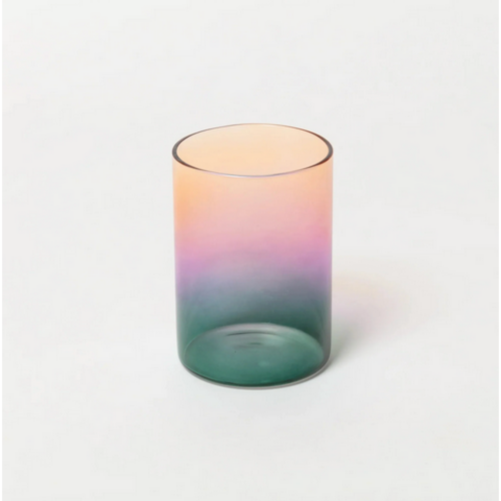 Color Lab Gradient Glass 3 Tone - Teal, Lilac & Amber