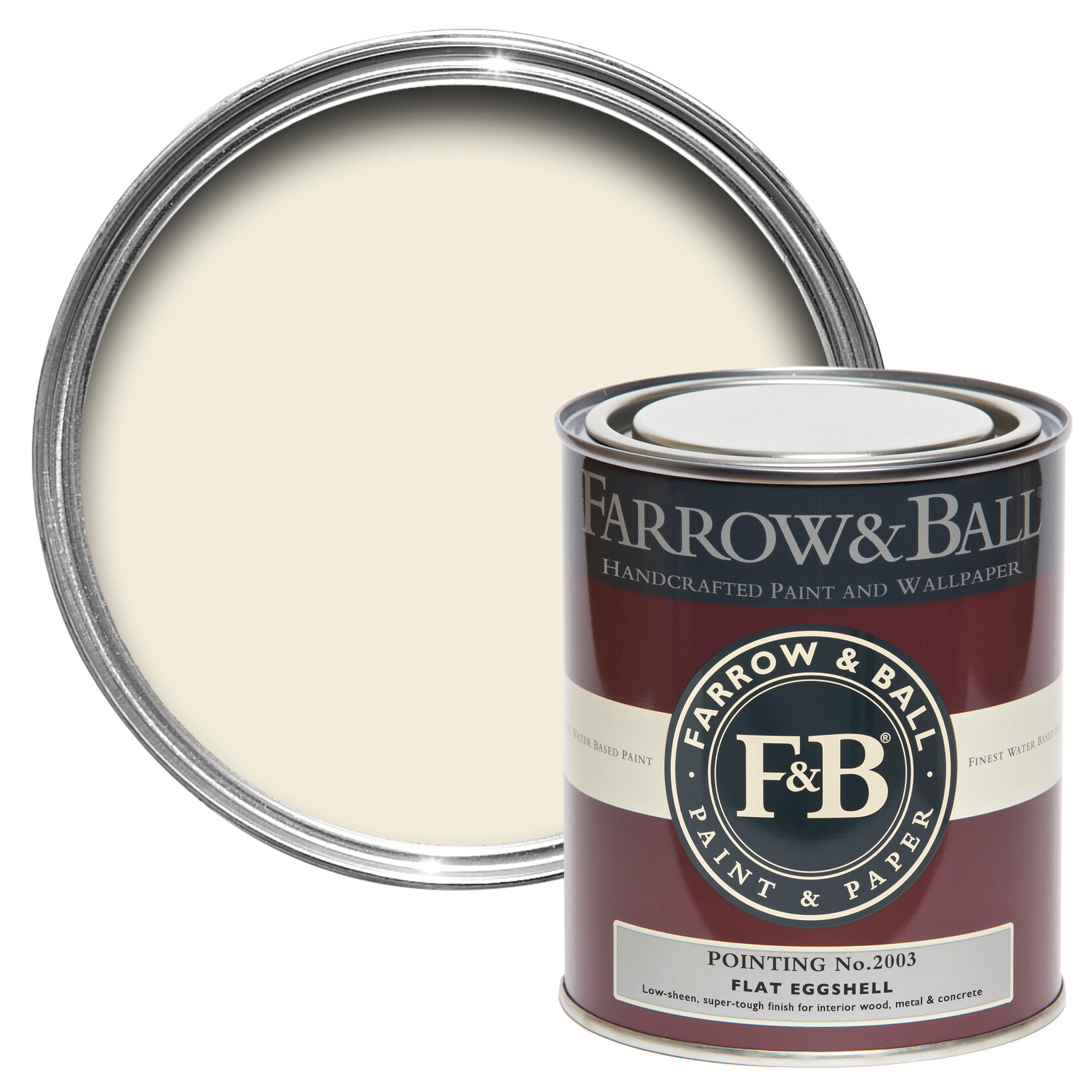 Farrow and Ball 750ml Flat Eggshell Pointing No.2003