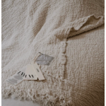 Linen Way Nantucket Linen Throw in Cream 50" x 80"