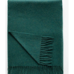 Linen Way Paris Throw in Smoke Pine Melange Baby Alpaca 50" x 70"