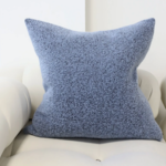 Linen Way Baldwin Dusty Blue Melange Cushion  22" x 22"