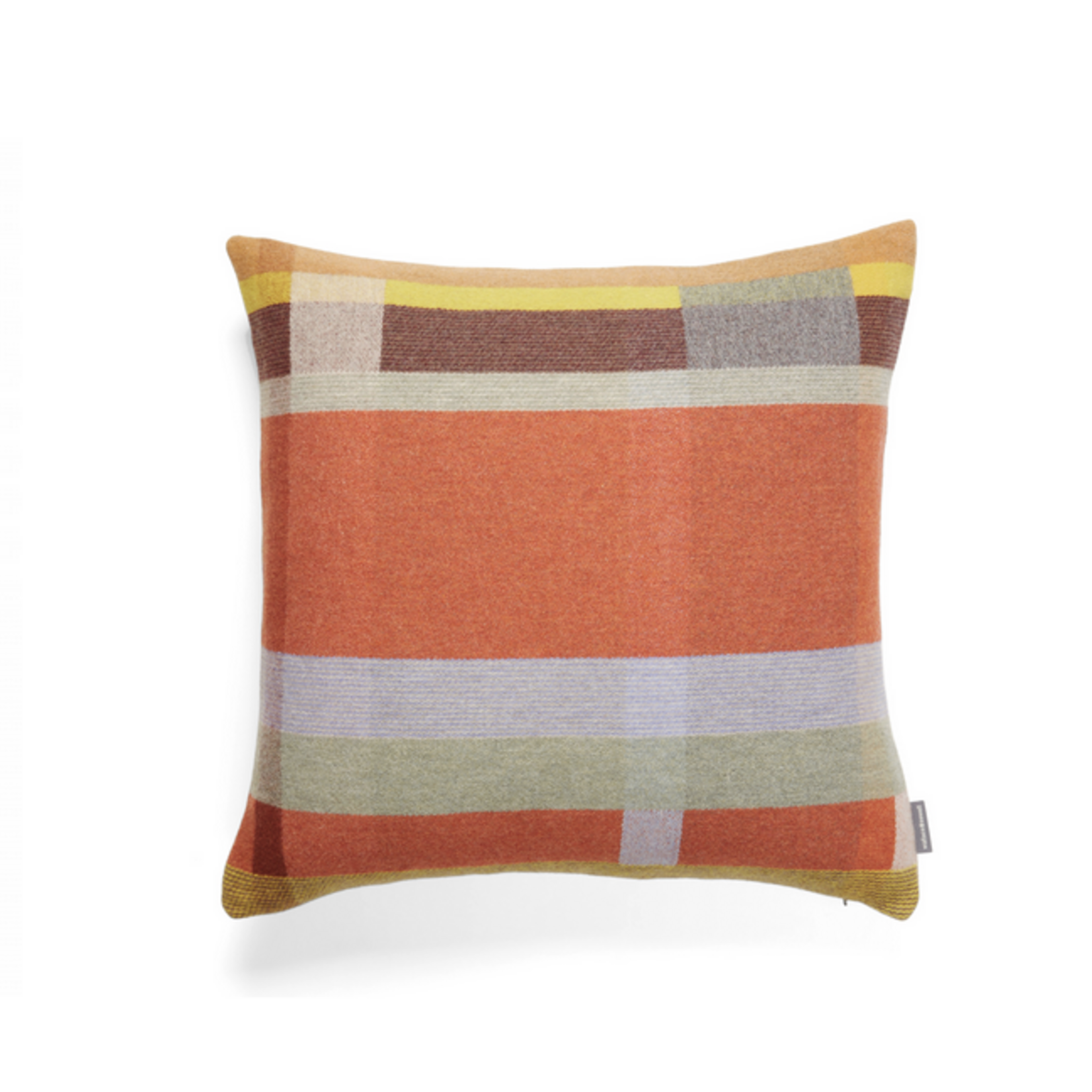 Wallace Sewell W&S Cecil Lambswool Block Cushion Cover  20x20