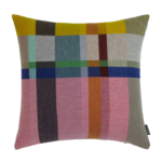 Wallace Sewell W&S Lloyd 100% Lambswool Pink & Mint Cushion Cover 20x20