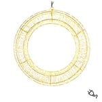 Small 1440L Micro LED Wreath-20"D