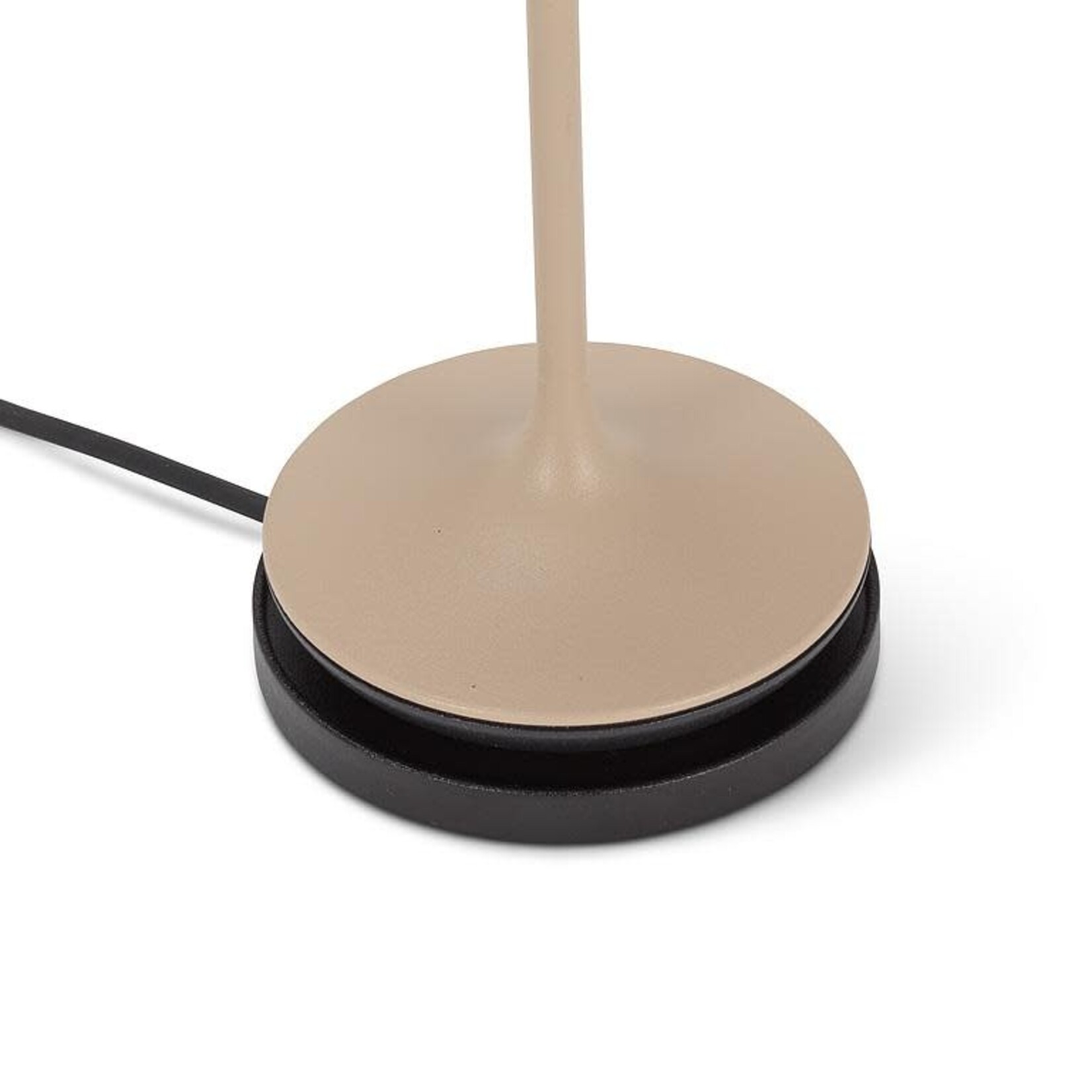 Bell Shape Cordless LED Lamp-Matte Sand-9.5"H