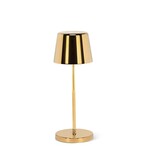 Bell Shape LED Lamp-Shiny Gold-8"H