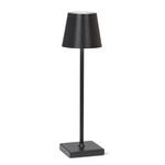 Classic Shade LED Table Light-15"H-Blk