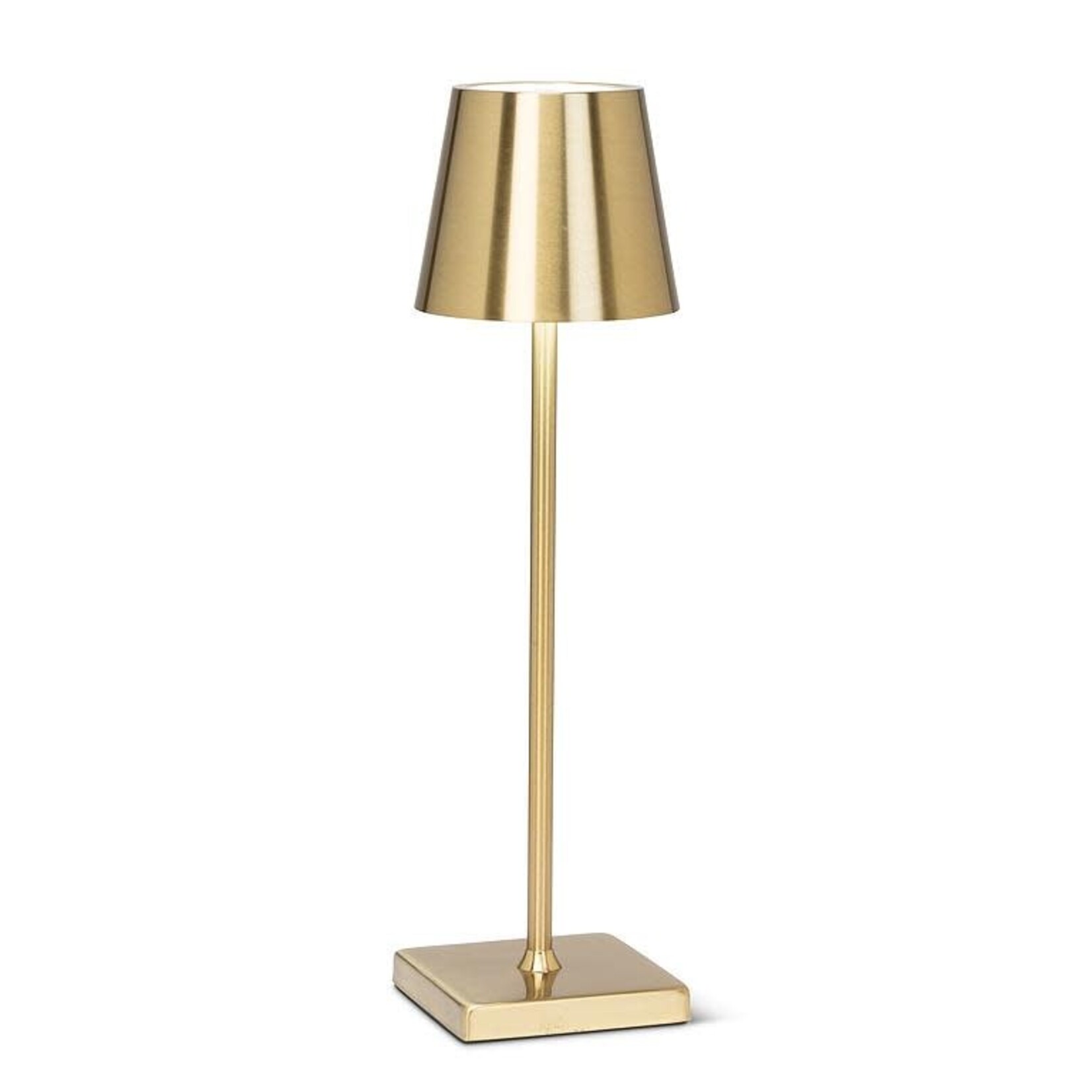 Classic Shade LED Table Light-15"H-Gold