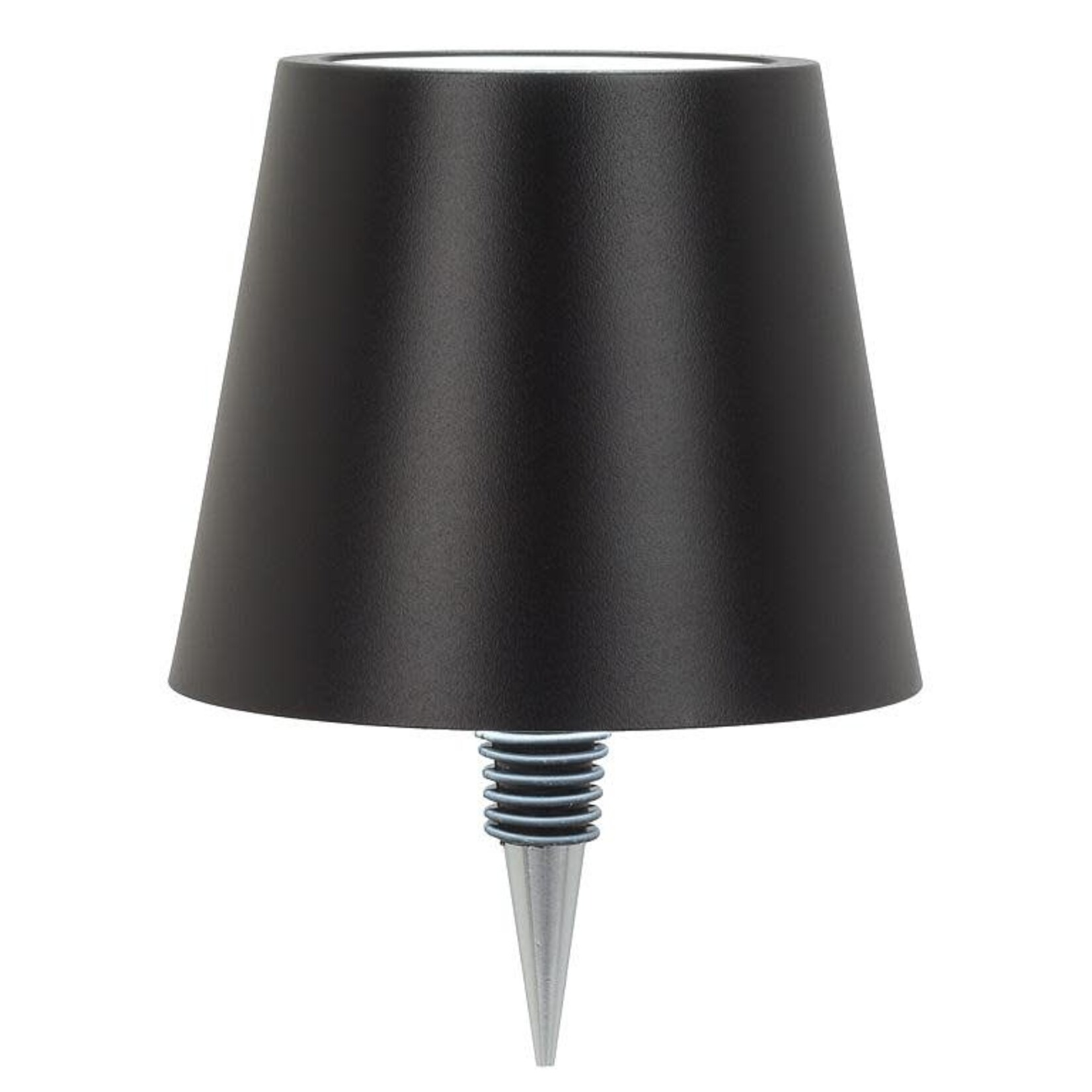 Classic Shade LED Bottle Stopper Light-5"H-Blk
