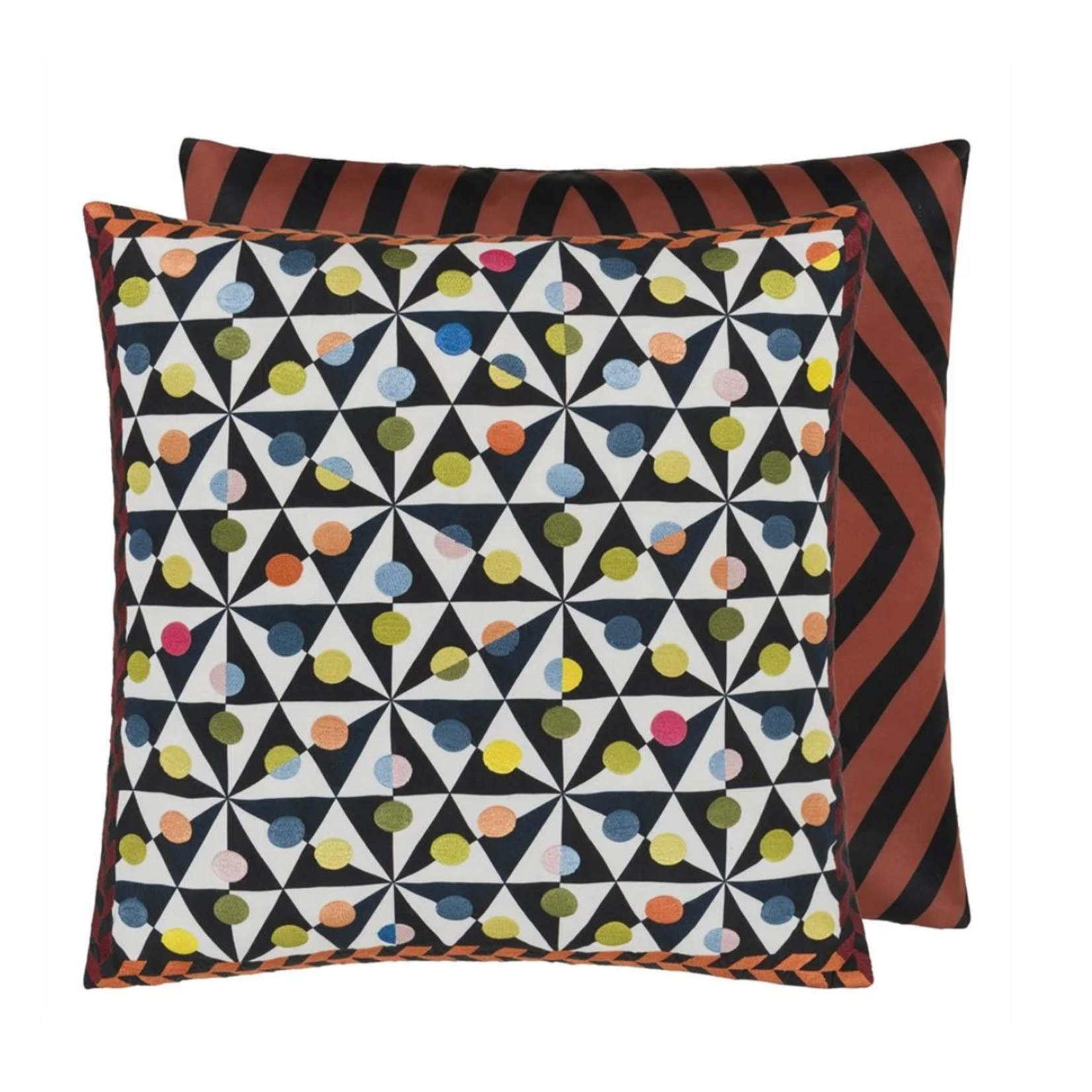 Designer's Guild Mila Tomate Cushion Christian Lacroix