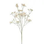 Baby's Breath Faux 25 Inch Length 4 Stem Bouquet - Cream