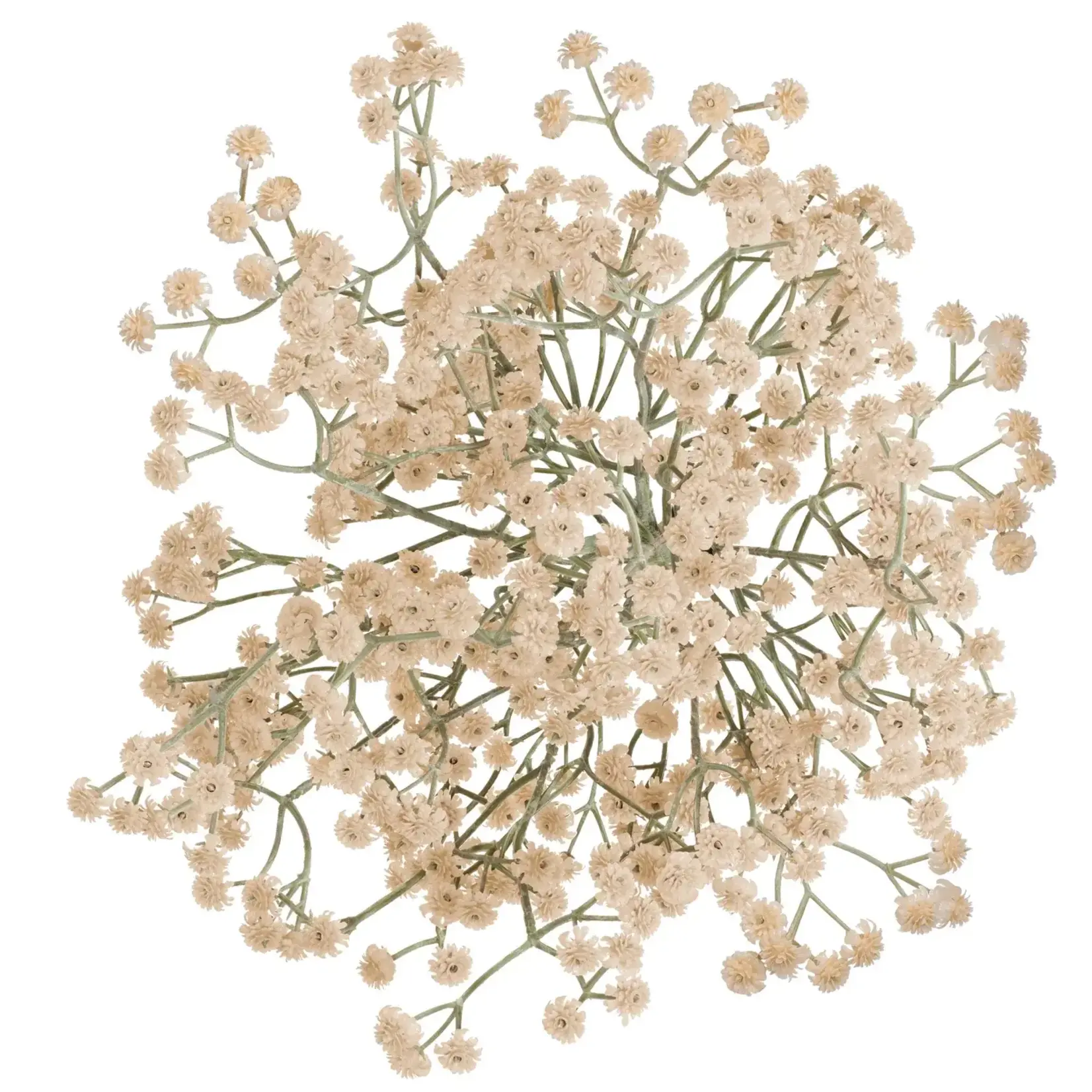 Baby's Breath Faux 25 Inch Length 4 Stem Bouquet - Cream