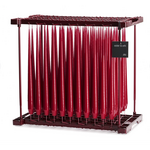 Ester & Erik ester&erik Lacquered Taper Candle Dark Red