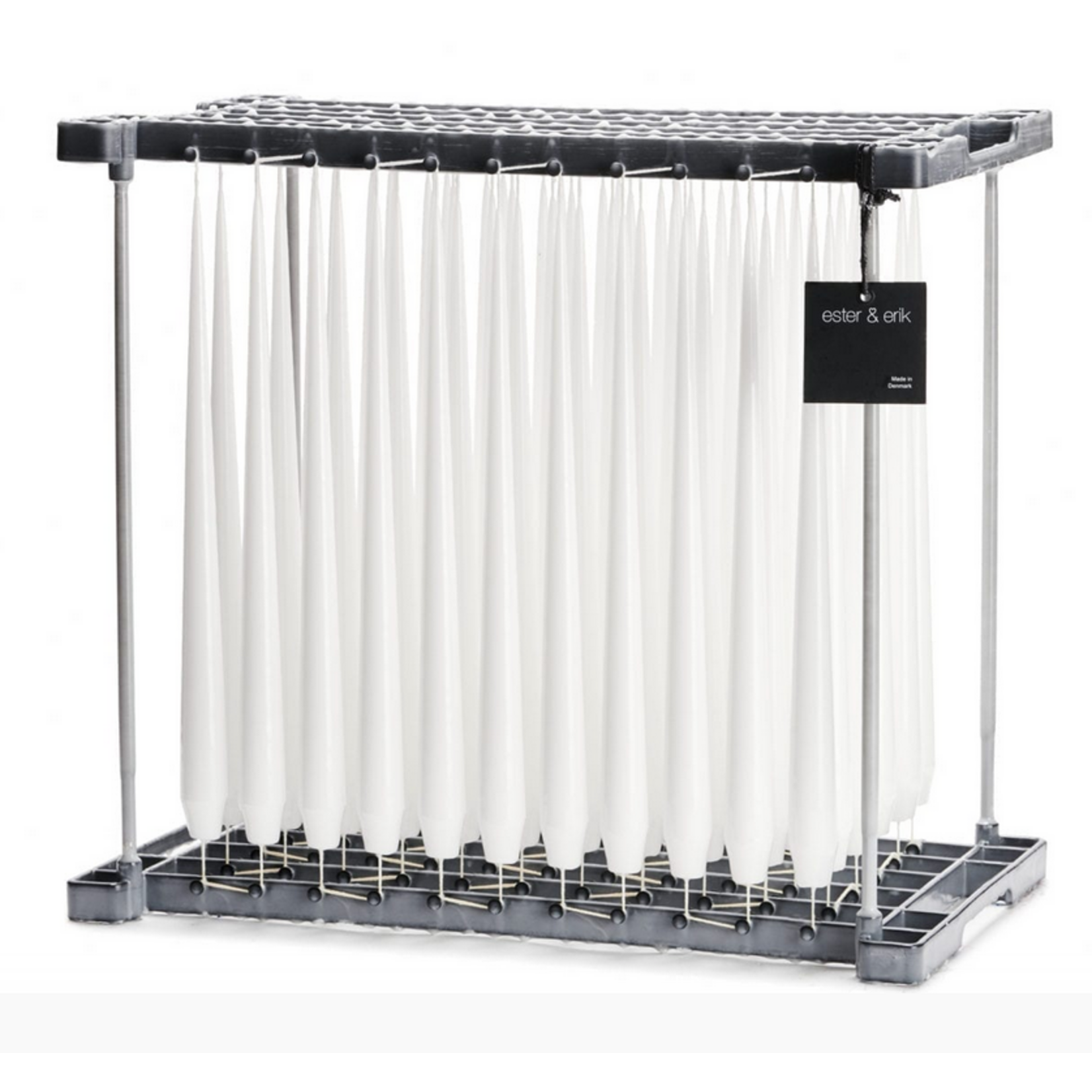 Ester & Erik ester&erik Lacquered Taper Candle Snow White