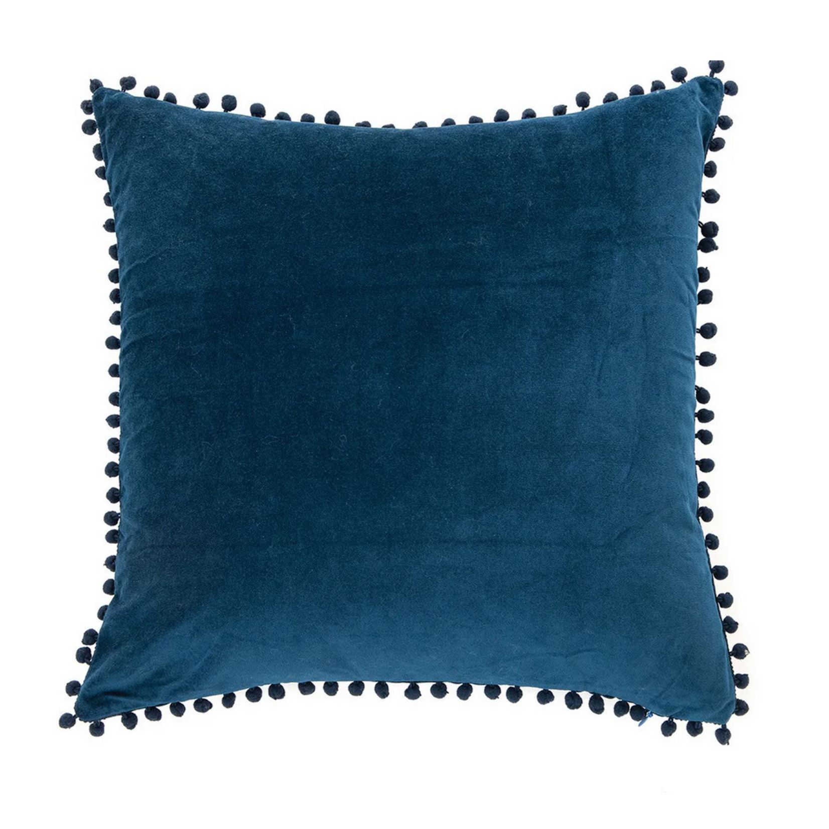 Velvet Blue Decorative Pillow Cover 20 x 20