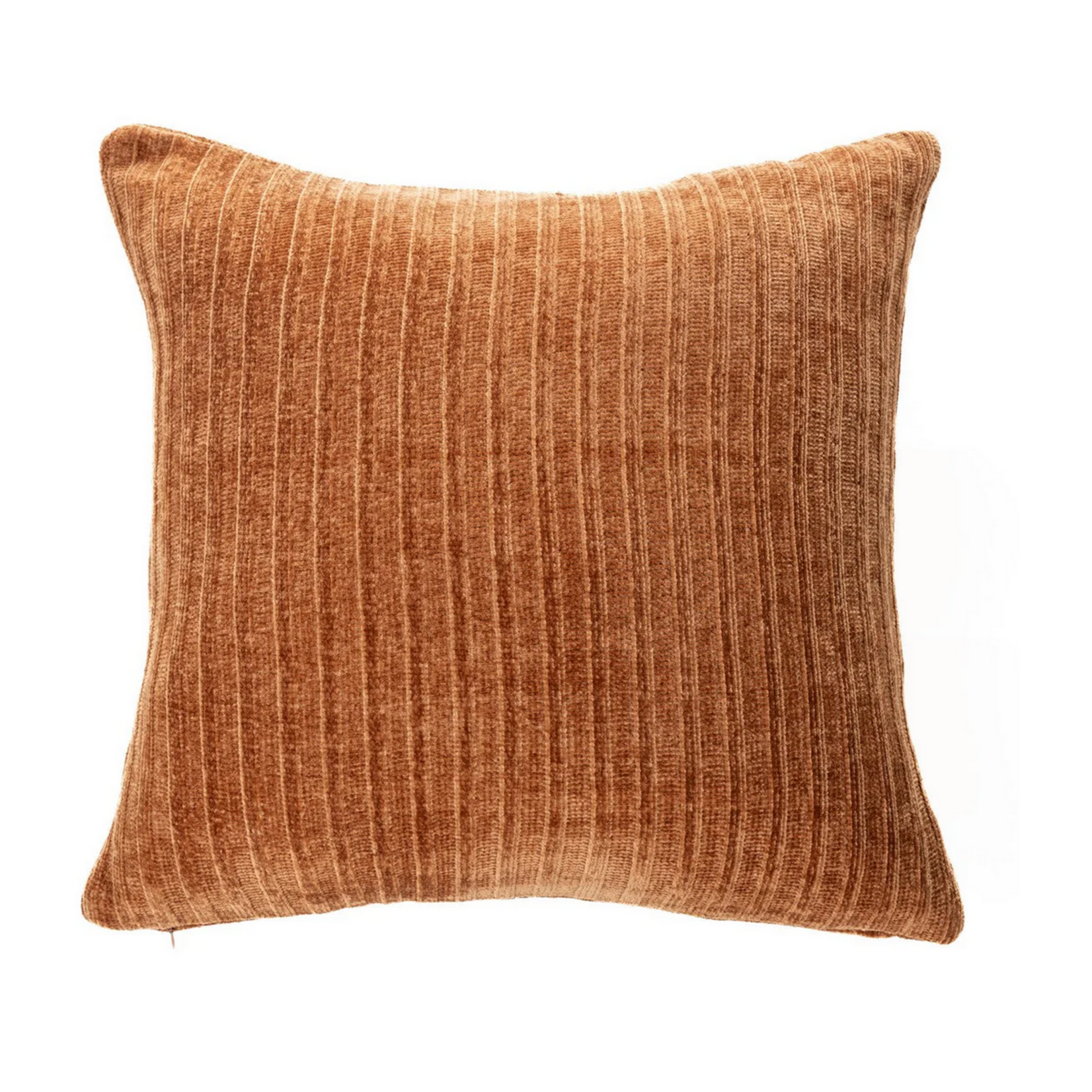 Hippy Terracotta Chenille Decorative Pillow Cover 20 x 20
